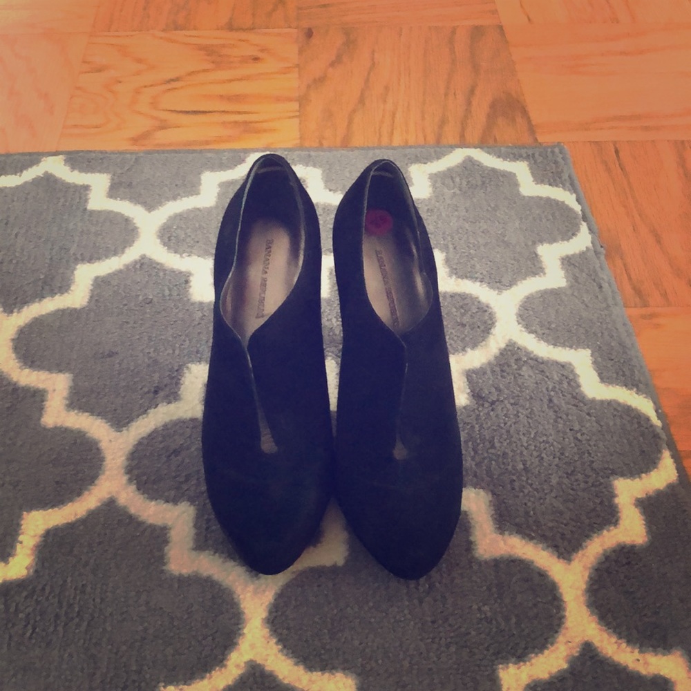 Black Suede Booties